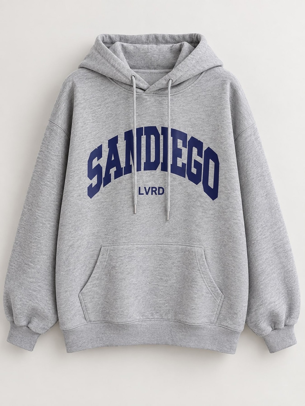 Letter Graphic Long Sleeve Hoodie - Picture 13 of 16